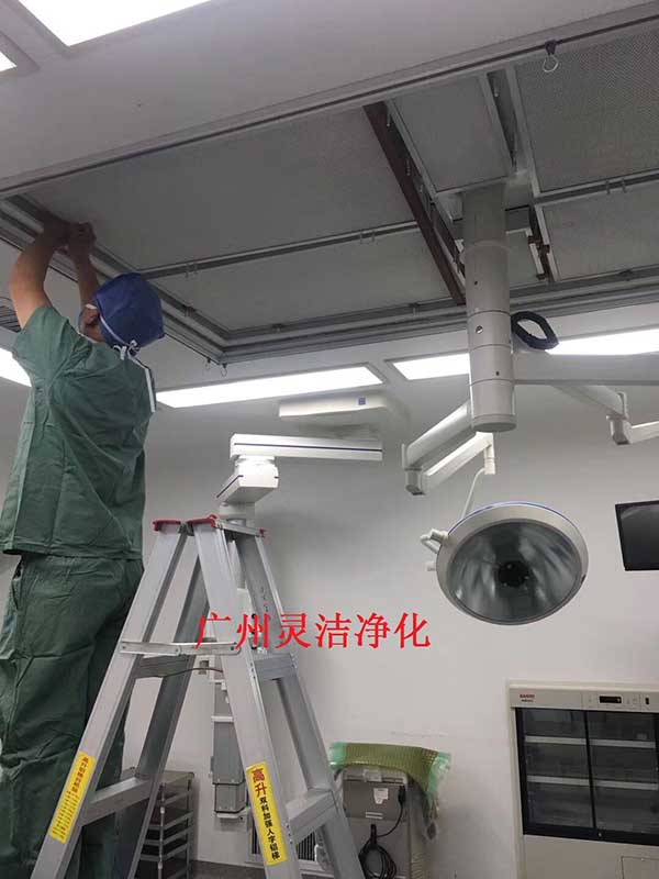 国产色片一区二区三区 我司为惠州市中心医院手术室层流中高效过滤器更换安装圆满结束